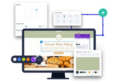 Doreens Home Bakery Website Design Construction Mockup DesignBurst