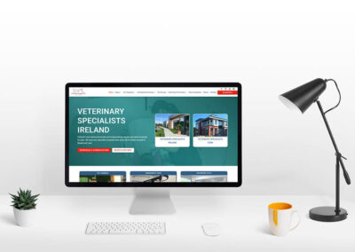 Veterinary Specialists Ireland Website Home page modern Deisgn by DesignBurst for web