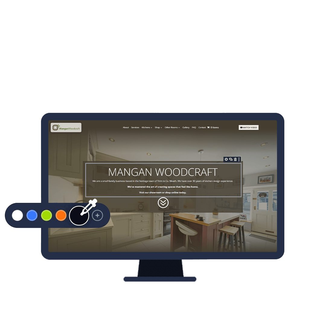 Design Construction Mockup FineWine Website for animation