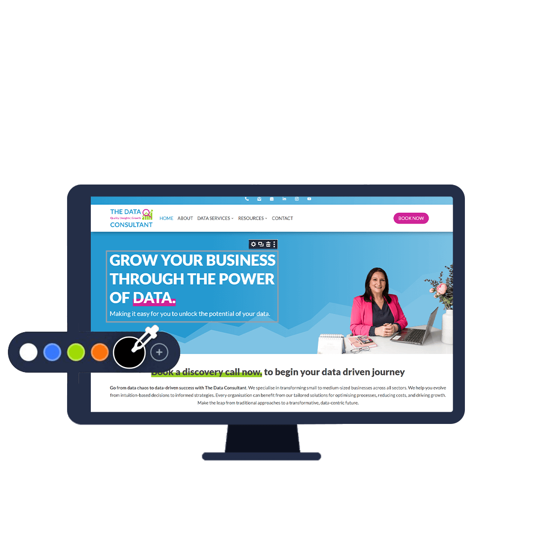 Design Construction Mockup FineWine Website for animation