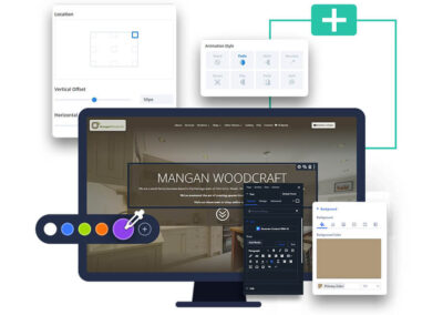 Mangan Woodcraft Website Design Construction Mockup Divi LANDSCAPE