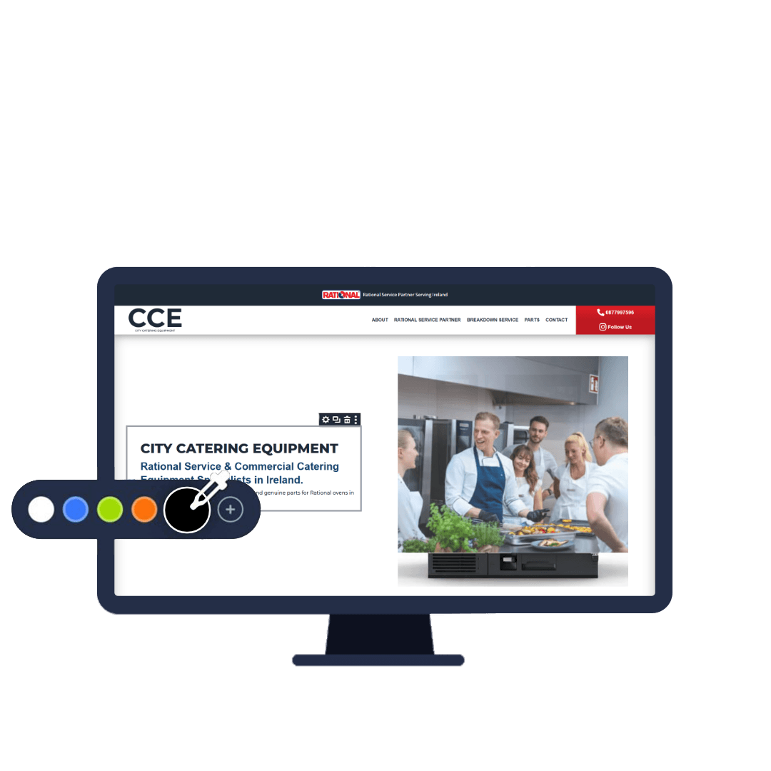 Design Construction Mockup FineWine Website for animation